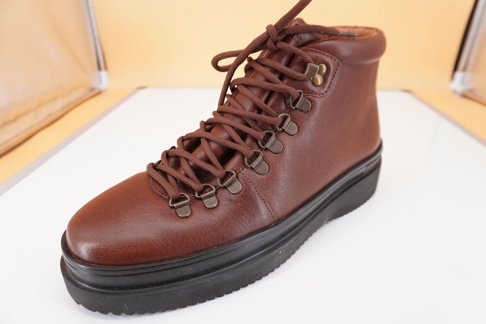 Allen Edmonds Knox High Brown Leather Sneaker Boot Size 9.5 New Ultralight $475